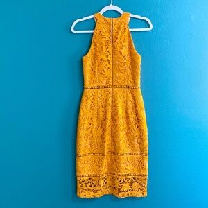 Antonio Melani Gold Sleeveless Dress (size 2)